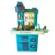 Bucatarie copii cu accesorii, sunete si lumini Fun Cooking albastru Bucatarie copii cu accesorii, sunete si lumini Fun Cooking albastru