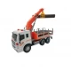 Camion cu lemne, sunete si lumini, scara 1:16, alb/portocaliu