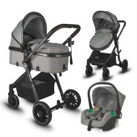Carucior 3 in 1 transformabil Coccolle Ago Neutral grey