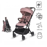 Carucior sport cu pliere automata si copertina UV50 Coccolle Melia Blush Rose