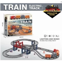 Circuit cu pod suspendat si trenulet electric, muzica si lumini