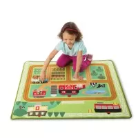 Covoras de joaca si figurine Melissa and Doug - Hambarul de la ferma