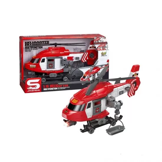 Elicopter interventie 29 cm cu sunete, lumini si targa Elicopter interventie 29 cm cu sunete, lumini si targa