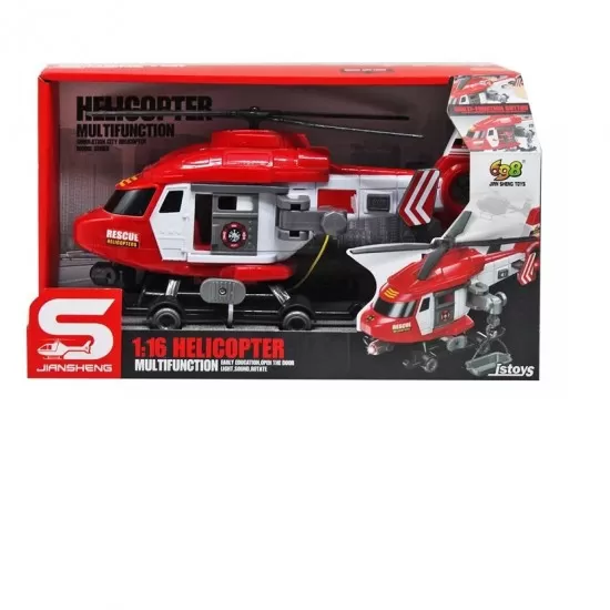 Elicopter interventie 29 cm cu sunete, lumini si targa Elicopter interventie 29 cm cu sunete, lumini si targa