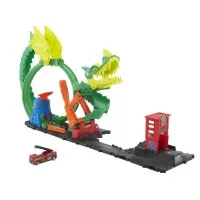 Cursa dragonului Hot Wheels City 