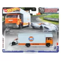 Transportator Hot Wheels Fleet Flyer cu masinuta Porsche 917 EH scara 1:64