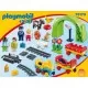 Playmobil 1.2.3 - Tren cu statie Playmobil 1.2.3 - Tren cu statie