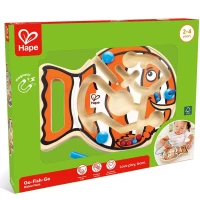 Joc de indemnare din lemn - Labirint magnetic peste Go Fish Go