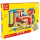 Joc de indemanare din lemn - Labirint magnetic locomotiva