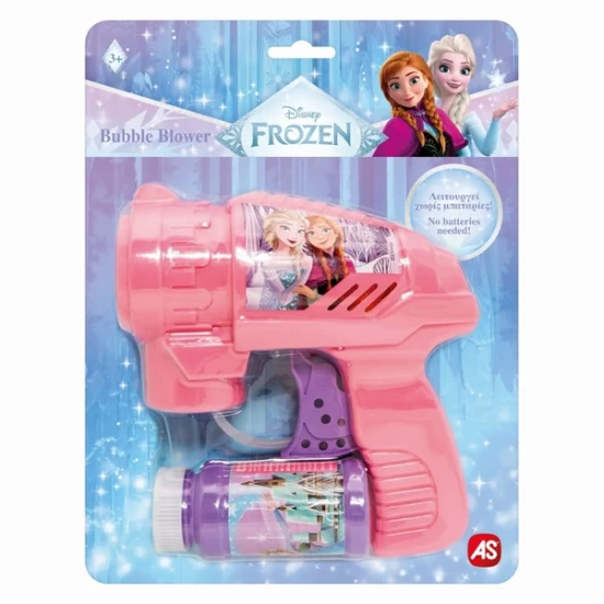 Jucarie pistol pentru baloane de sapun cu 50 ml solutie Disney Frozen