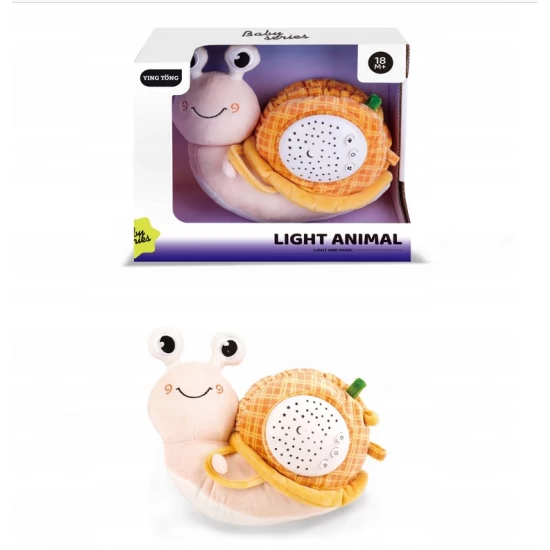 Jucarie de plus Melc muzical cu proiectie