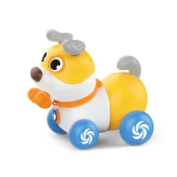 Jucarie de tras catelus cu muzica si lumini