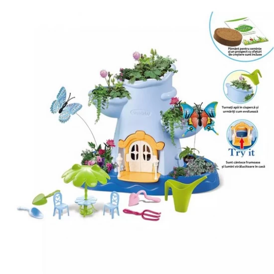 Jucarie educativa, Gradina Magica a Zanelor, cu lumini si sunete, albastru