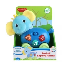 Jucarie interactiva bebelusi Elefant muzical