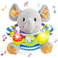 Jucarie interactiva bebelusi Elefantel muzical