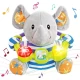 Jucarie interactiva bebelusi Elefantel muzical
