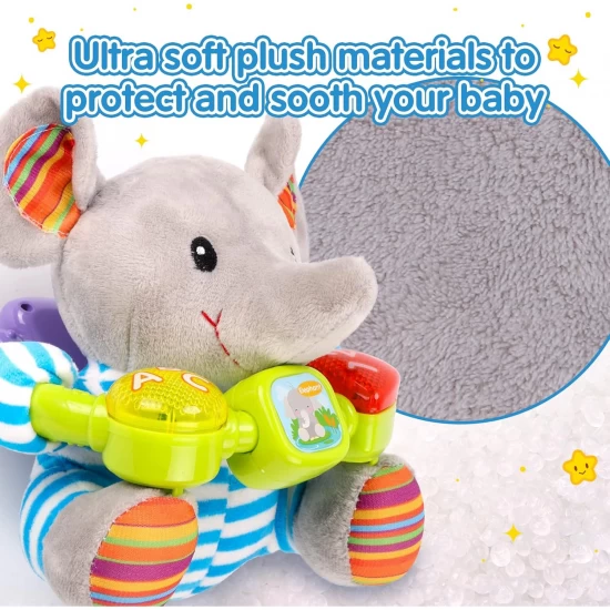Jucarie interactiva bebelusi Elefantel muzical