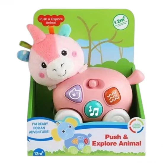 Jucarie interactiva bebelusi Unicorn muzical