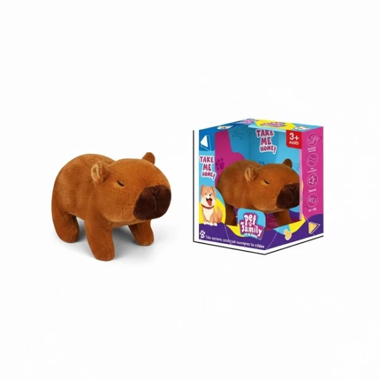 Jucarie interactiva de plus Capibara cu sunete Jucarie interactiva de plus Capibara cu sunete
