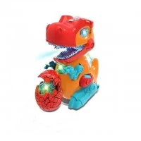 Jucarie interactiva dinozaur electric cu lumini si flacari 