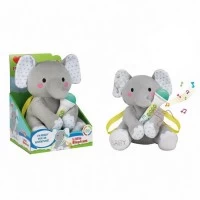 Jucarie interactiva Elefant Muzical cu Microfon si Functie Inregistrare