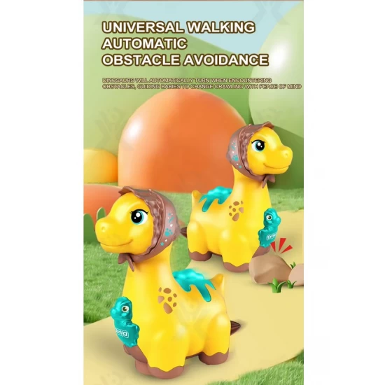 Jucarie interactiva mamica dinozaur cu oua, lumini si sunete Jucarie interactiva mamica dinozaur cu oua, lumini si sunete
