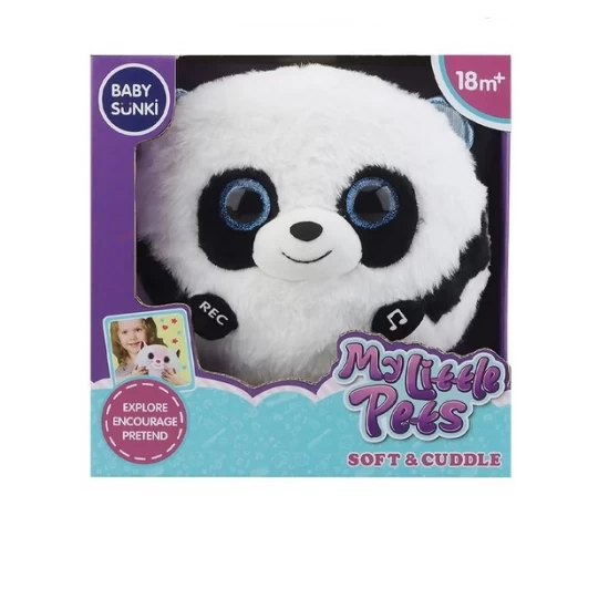 Jucarie interactiva plus Panda cu lumini, sunete si functie inregistrare Jucarie interactiva plus Panda cu lumini, sunete si functie inregistrare