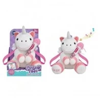 Jucarie interactiva Unicorn Muzical cu Microfon si Functie Inregistrare
