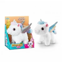 Jucarie interactiva Unicorn electric de plus cu functie mers si sunete