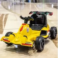 Kart electric pentru copii Formula galben