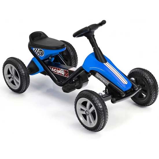 Kart cu pedale pentru copii Speed Albastru Kart cu pedale pentru copii Speed Albastru