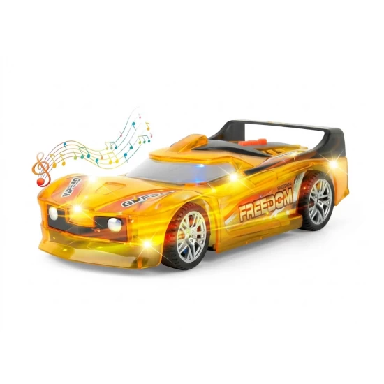 Masinuta electrica Storm Riders cu lumini si muzica 25 cm