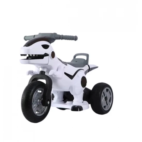 Motocicleta electrica dinozaur 12V alb Motocicleta electrica dinozaur 12V alb