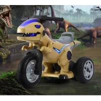 Motocicleta electrica dinozaur 12V bej