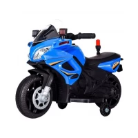 Motocicleta electrica pentru copii motor 6V Albastru