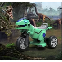 Motocicleta electrica dinozaur 12V verde