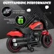 Motocicleta electrica pentru copii cu pedala, muzica si far cu lumina - Rosu Motocicleta electrica pentru copii cu pedala, muzica si far cu lumina - Rosu