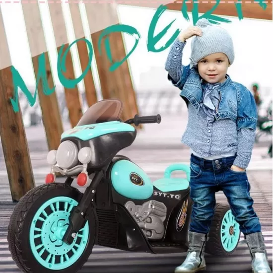 Motocicleta electrica pentru copii 6V Verde Motocicleta electrica pentru copii 6V Verde