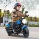 Motocicleta electrica pentru copii cu pedala, muzica si far cu lumina - Albastru Motocicleta electrica pentru copii cu pedala, muzica si far cu lumina - Albastru