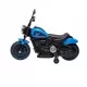 Motocicleta electrica pentru copii cu pedala, muzica si far cu lumina - Albastru Motocicleta electrica pentru copii cu pedala, muzica si far cu lumina - Albastru