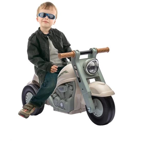 Motocicleta ride on cu muzica si lumini Bej