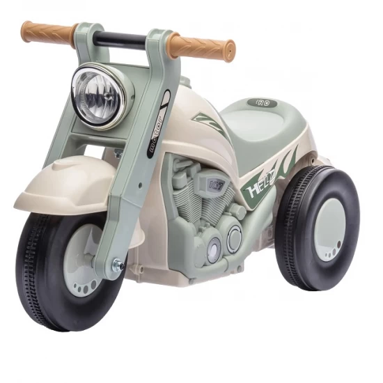Motocicleta ride on cu muzica si lumini Bej
