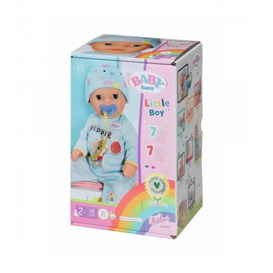 Papusa bebelus interactiv Baby Born baiat 36 cm Papusa bebelus interactiv Baby Born baiat 36 cm