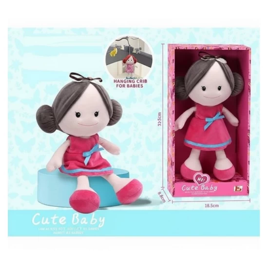 Papusa de plus Cute Baby roz 30 cm