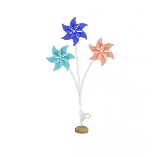 Papusa Emily Fashion 30 cm cu morisca si rochita cu imprimeu portocale 