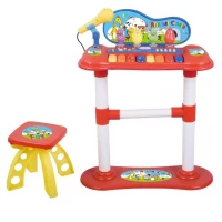 Orga muzicala cu scaunel pentru copii