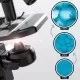 Set microscop pentru copii 100x -1200x - Albastru Set microscop pentru copii 100x -1200x - Albastru