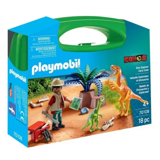 Playmobil - Set portabil dinozauri Playmobil - Set portabil dinozauri