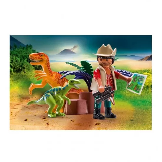 Playmobil - Set portabil dinozauri Playmobil - Set portabil dinozauri