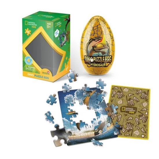 Puzzle in ou National Geographic, Dinozaur Pterosaur, 63 piese